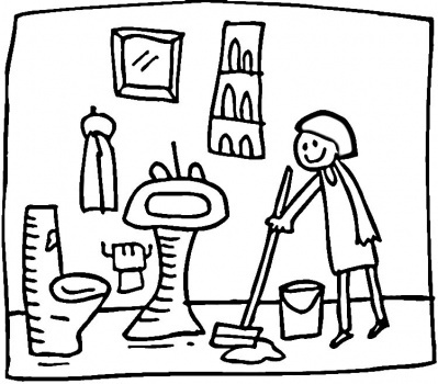 399x350 Bathroom Kids Cleaning Bathroom Clipart Best Best Kit