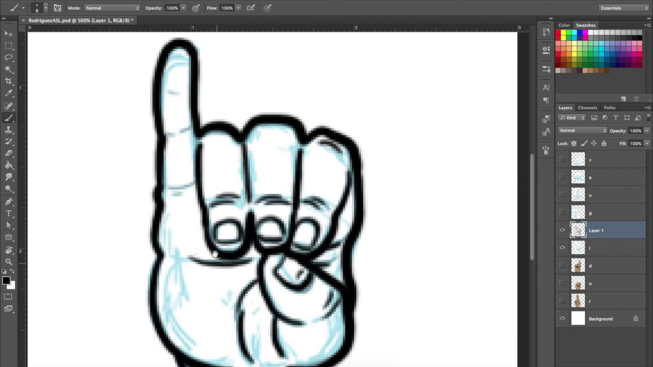 1280x720 Linework Clean Up Coloring In Photoshop