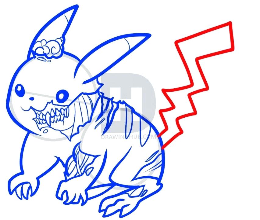 853x720 Pikachu To Draw