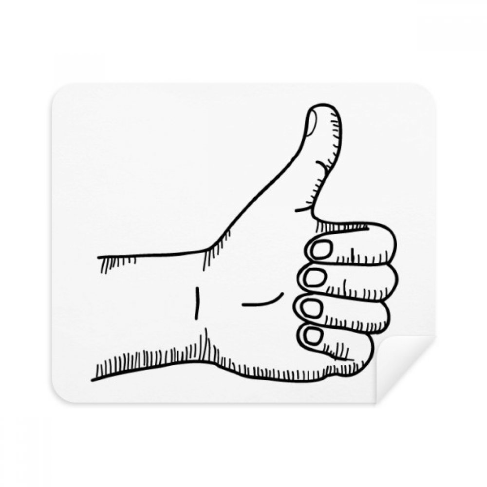 1000x1000 Praise Gesture Line Drawing Pattern Phone Screen