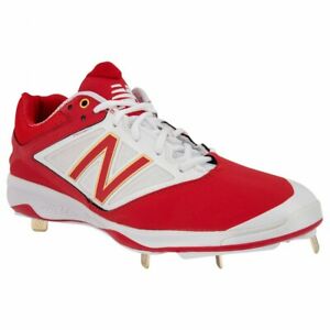 300x300 New Mens New Balance Low Metal Baseball Cleats Red