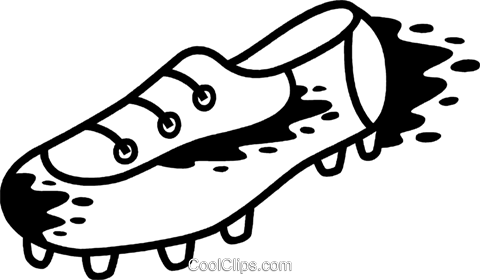480x280 Soccer Cleats Royalty Free Vector Clip Art Illustration