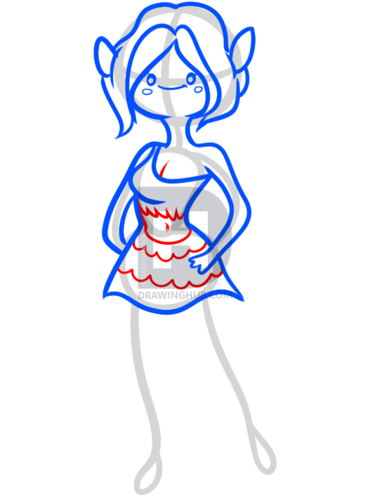 541x720 How To Draw Plum From Bravest Warriors, Step