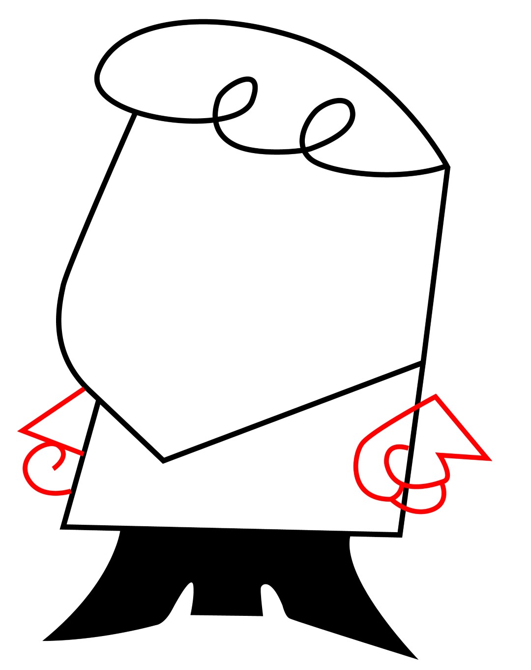 1080x1361 How To Draw A Cartoon Clenched Fist