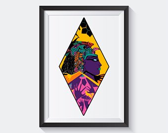 340x270 Cleopatra Drawing Etsy