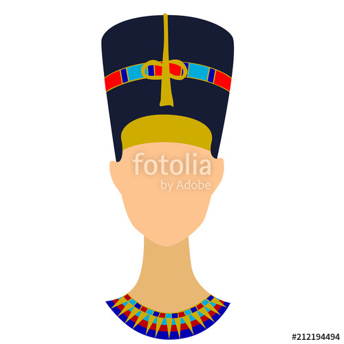 500x500 Vector Clipart Queen Egyptian Cleopatra Stock Image And Royalty