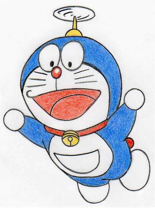 508x682 how to draw doraemon a robotic cat coming from the future