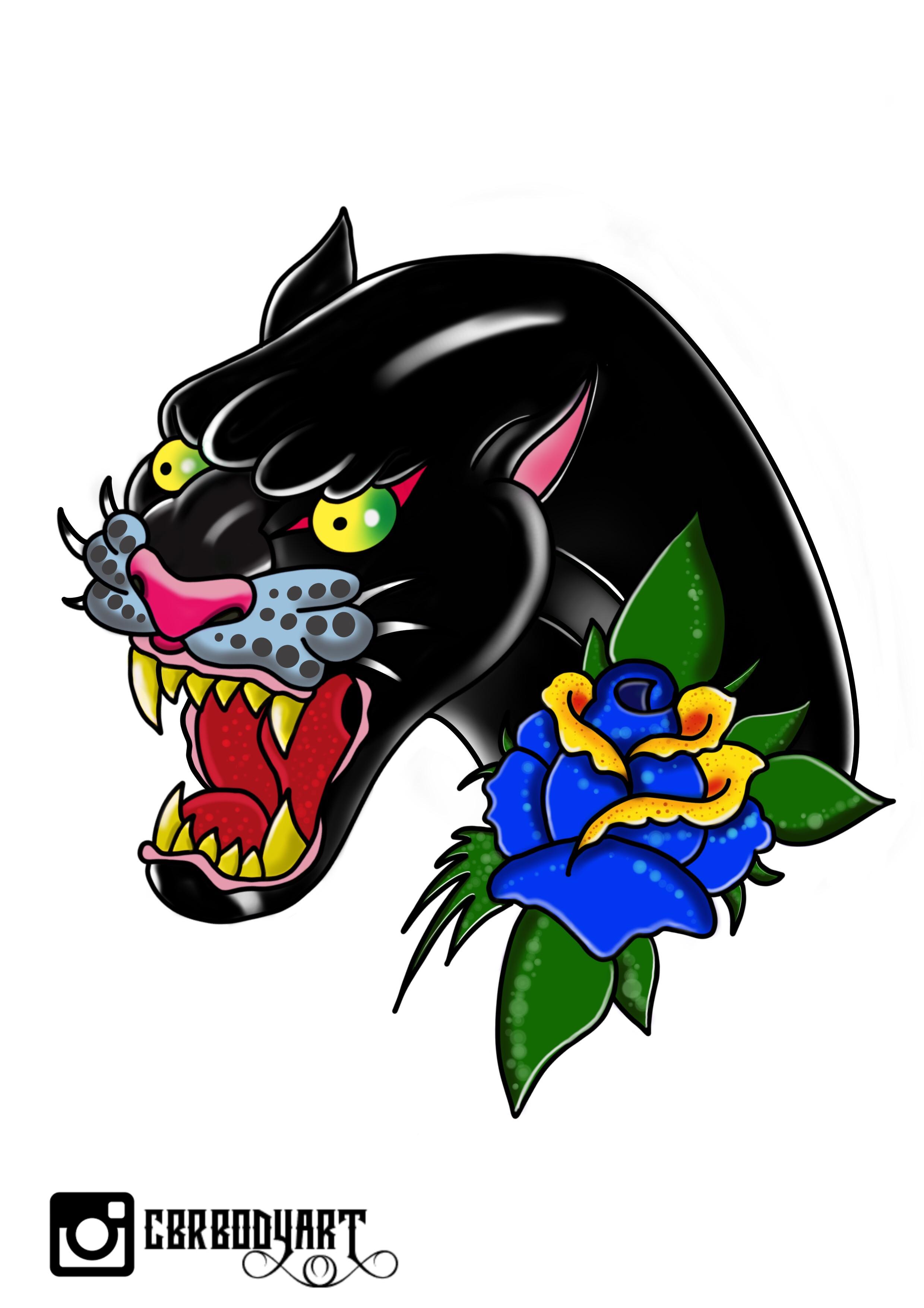 2480x3508 Panther Drawing For A Client Procreate