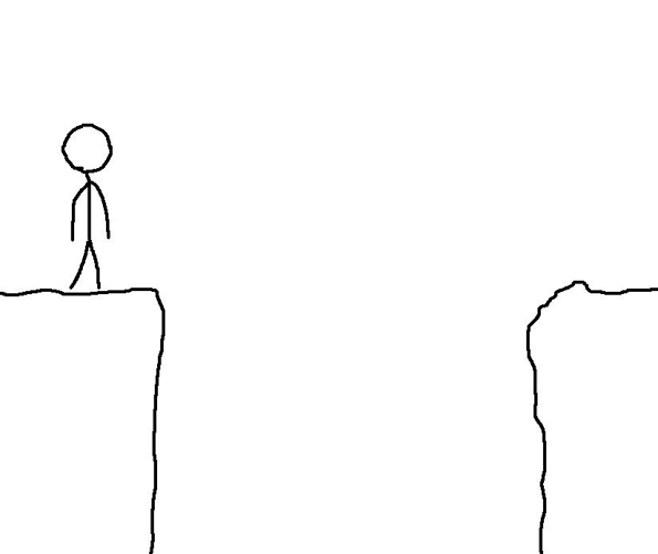 595x501 Draw Your Way Across A Cliff!