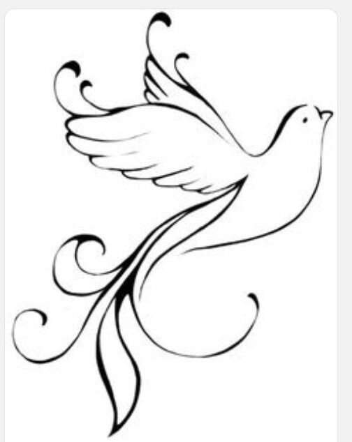 504x634 Peace Symbol Dove Tattoos