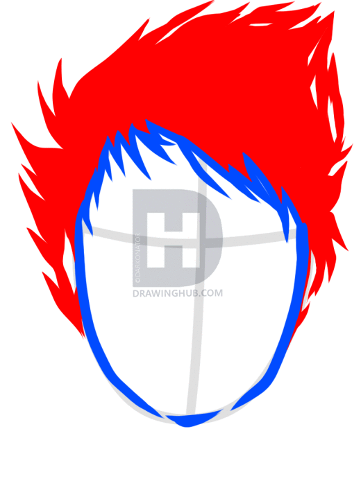 520x720 How To Draw Michael Clifford From Seconds Of Summer, Step