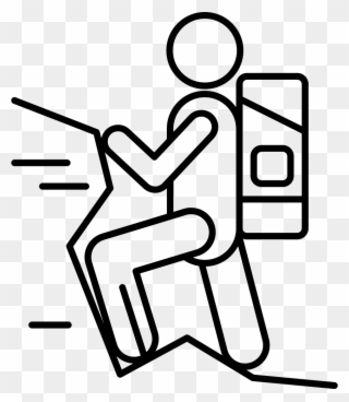 320x368 Climbing Drawing Line Clip