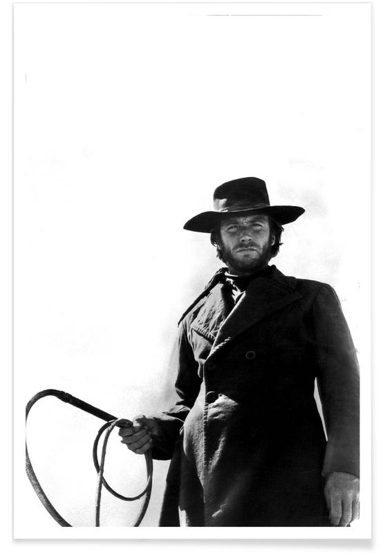 554x800 clint eastwood as 'the stranger' as poster juniqe