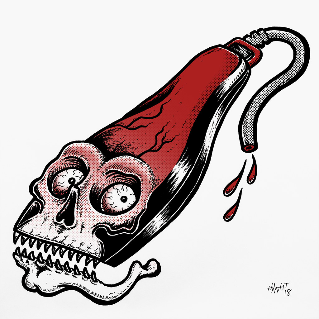 1024x1024 Clipper Skull Just Finished This Clipper Skull Commission