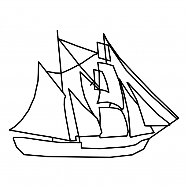 615x615 Sailing Ship Free Stock Photo