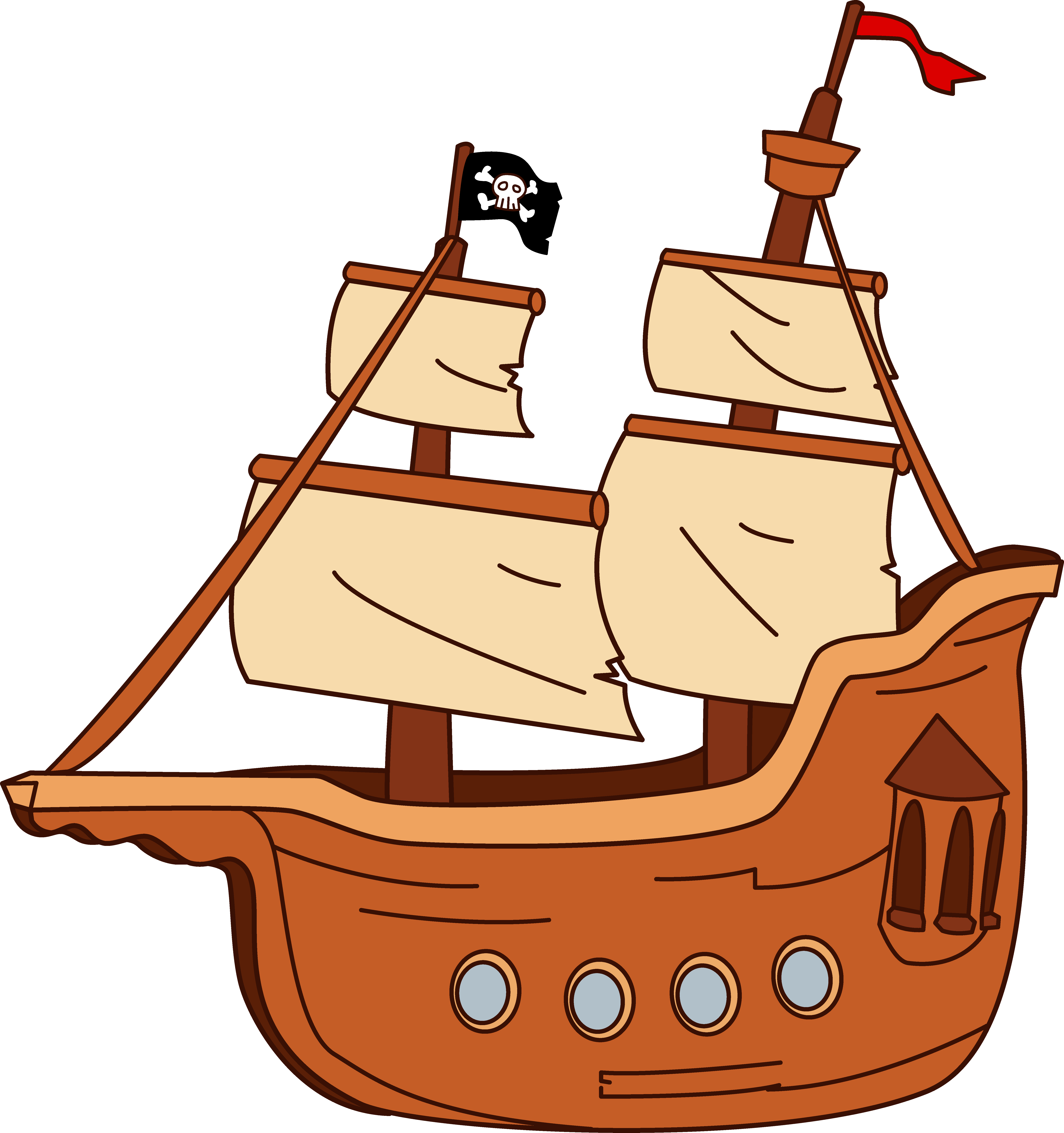 6205x6606 Caravel Drawing Cartoon Transparent Png Clipart Free Download