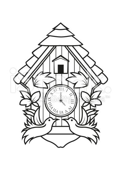 393x556 huge collection of 'cuckoo clock drawing' download more than