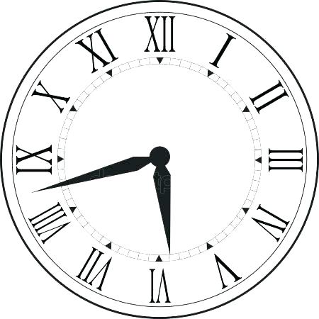 Clock Face Drawing | Free download on ClipArtMag