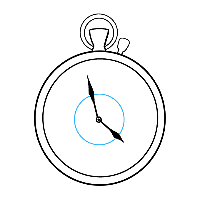 680x678 How To Draw A Pocket Watch