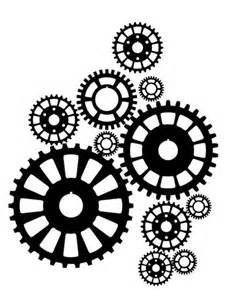 228x300 Time Clock Gears Clipart Gl Stock Images Clockworks