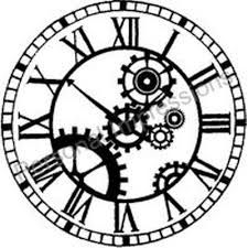 225x225 Clock Stencils Free