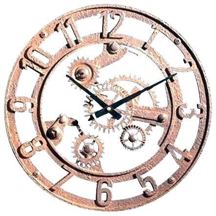 442x443 clock with exposed gears gear liberal buy wall clocks
