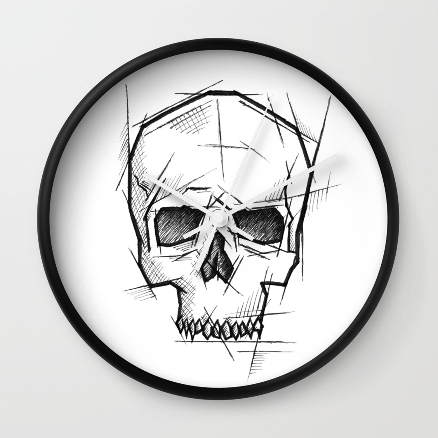 1500x1500 Skull Handmade Drawing, Made In Pencil, Charcoal And Ink, Tattoo