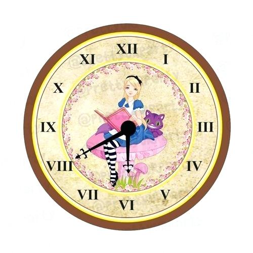 500x500 Alice In Wonderland Clock Meaning Herald White Rabbit Runs