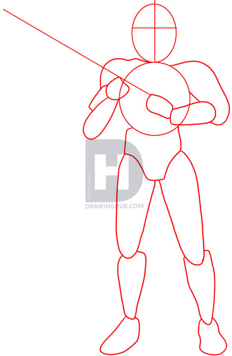 469x720 How To Draw A Clone Trooper, Step