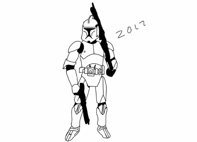768x554 My Clone Trooper Drawing And Edited Star Wars Amino