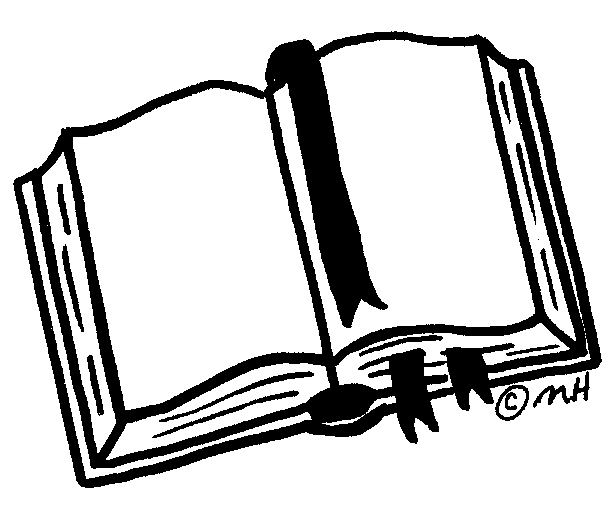 608x512 Closed Book Clipart