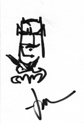 292x427 Olly Moss Drawing Batman