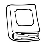 160x160 Cartoon Doodle Closed Book Stock Image And Royalty Free Vector