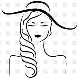 300x300 Woman Face Closed Eyes Hand Drawing Lazttweet