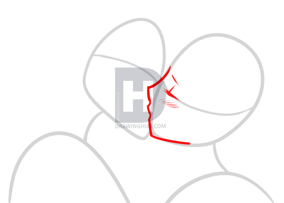 911x651 How To Draw Link And Zelda Kissing, Step