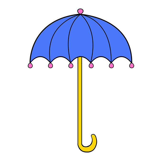 Closed Umbrella Drawing | Free download on ClipArtMag