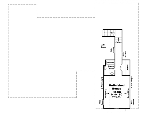 625x483 Craftsman Plan Square Feet, Bedrooms, Bathrooms