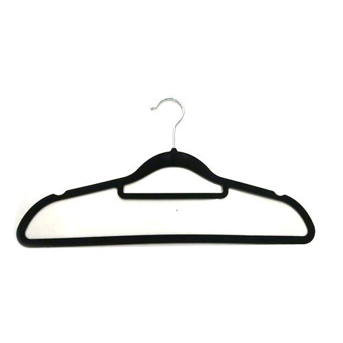 500x500 black velvet cloth hanger, rs dozen, charmi body hanger