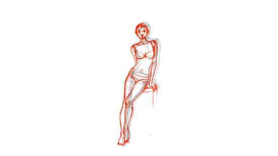 550x309 How To Draw Basic Human Figures Steps