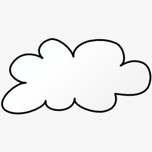 300x300 line drawing cartoon clouds, line clipart, cartoon clipart, clouds
