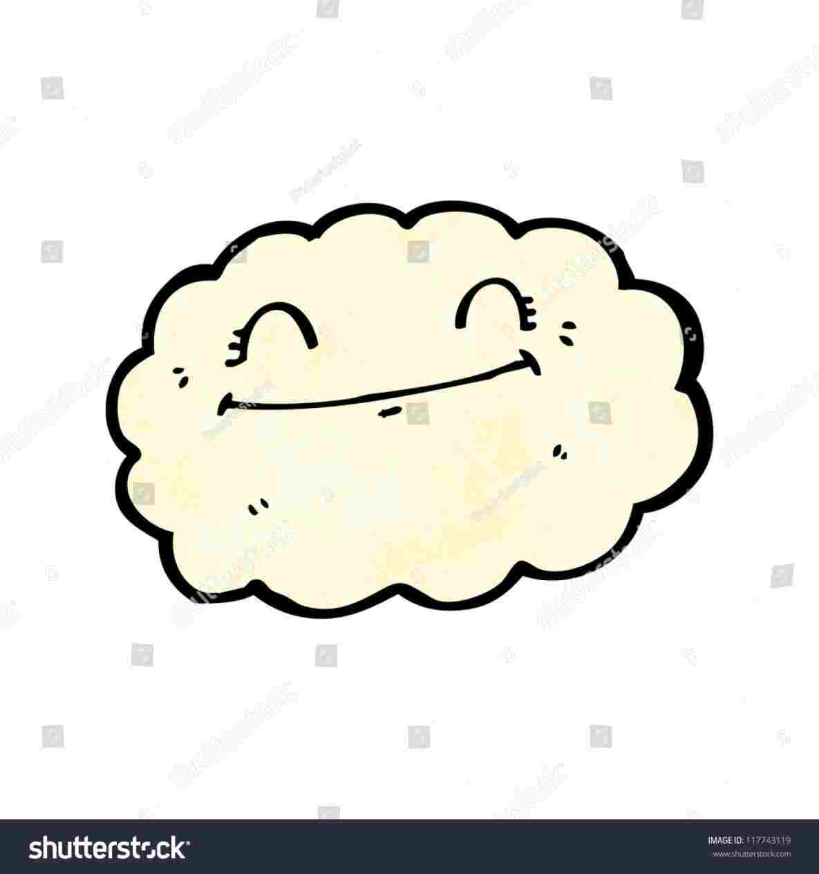 1185x1264 Royalty Free Rhshutterstockcom Simple Cloud Cartoon Drawing Black