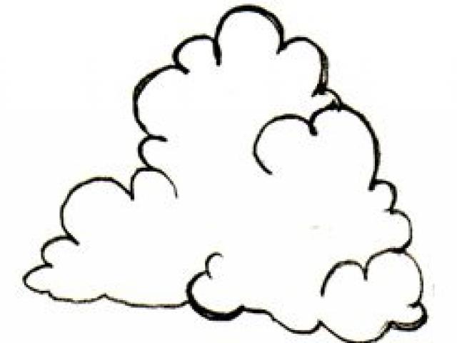 640x480 Drawn Sky Cloud Drawing