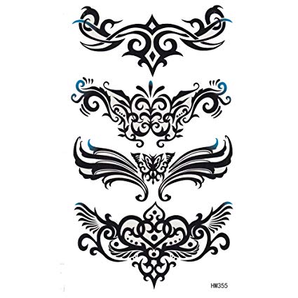 425x425 King Horse Four Cloud Temporary Tattoo Sticker Beauty
