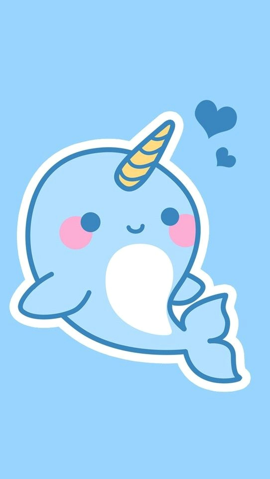 542x960 Narwhal Drawing Tumblr Them Cute But I Think That Sea Unicorns