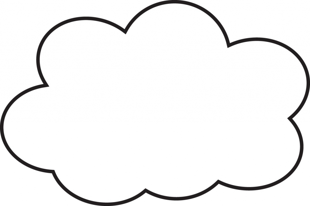 Cloud Outline Drawing