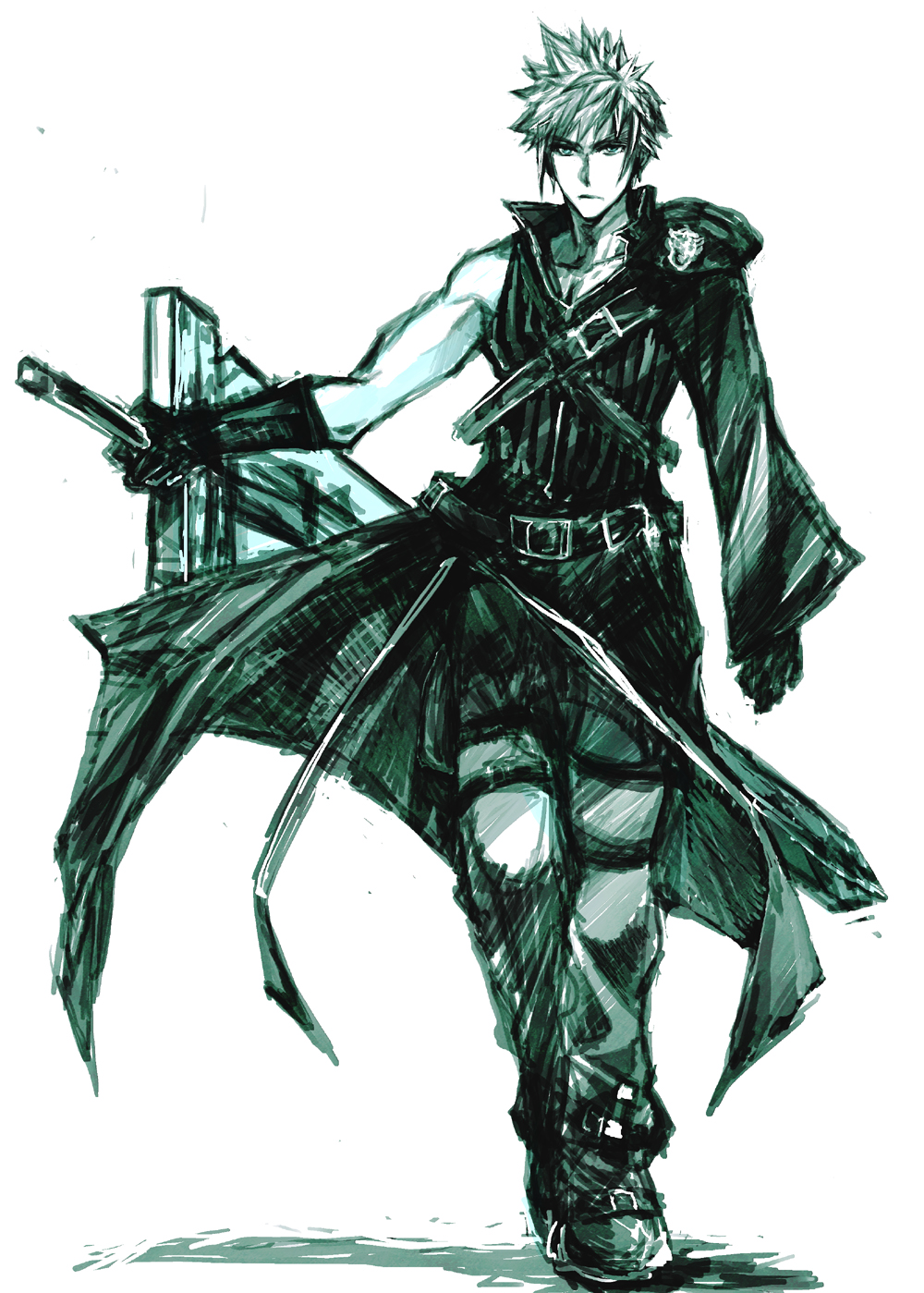 1000x1399 Cloud Strife