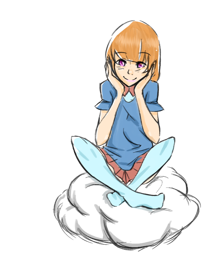 700x900 Collection Of Free Cloud Drawing Anime Download On Ui Ex