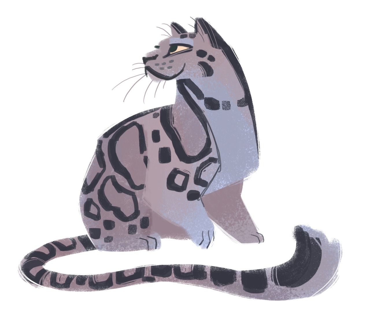 1280x1113 Daily Cat Drawings Clouded Leopard The Cats Are Back! I