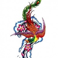 200x200 Cherry Blossom Tattoo Designs