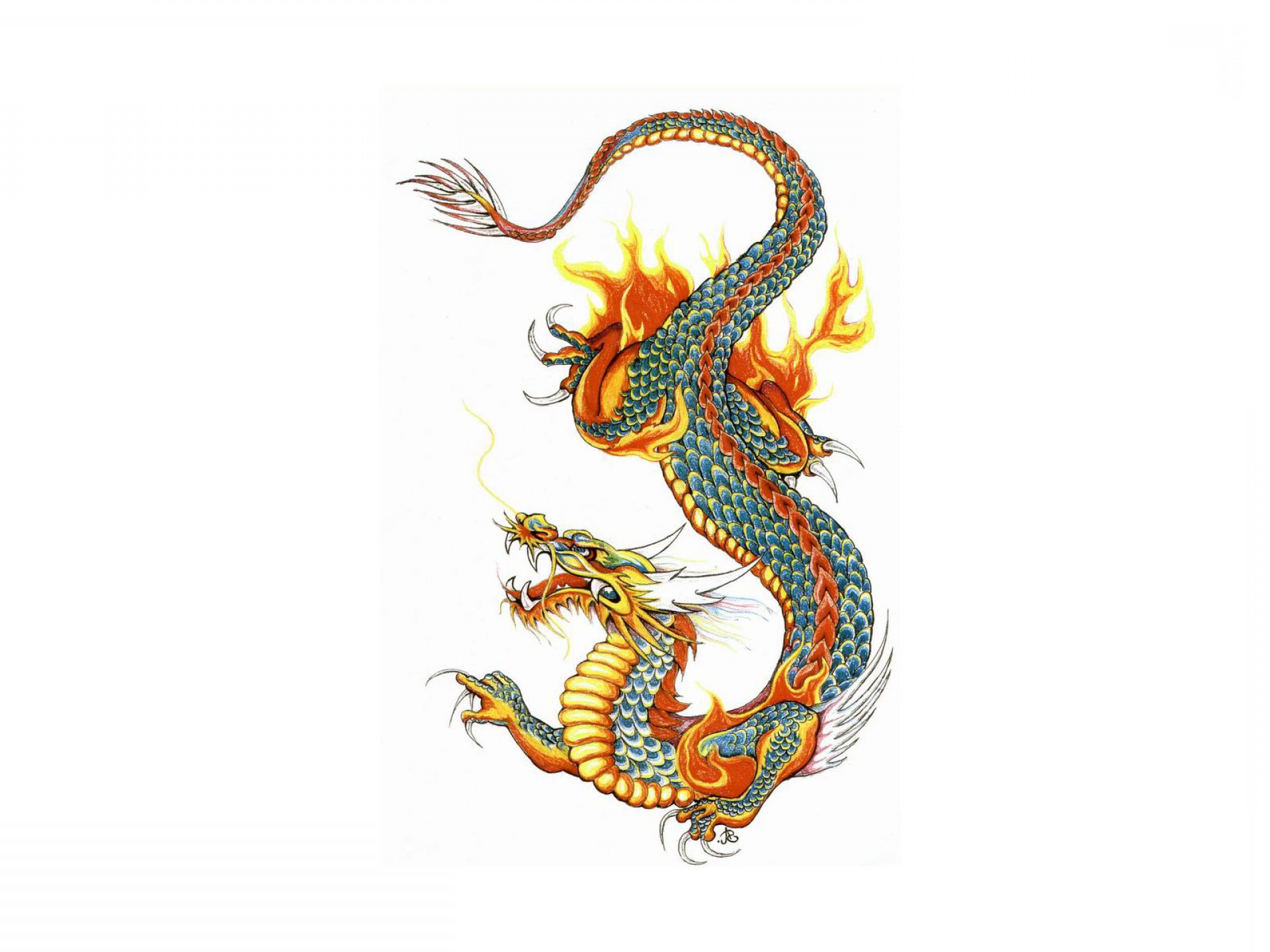 1920x1440 Dragon Head And Sword Tattoo Designs Soidergi